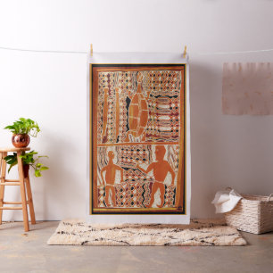 Maori-Stammesdesigner-Stoff Stoff