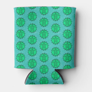 Maori Sun Symbol Green Sea Turtles Dosenkühler
