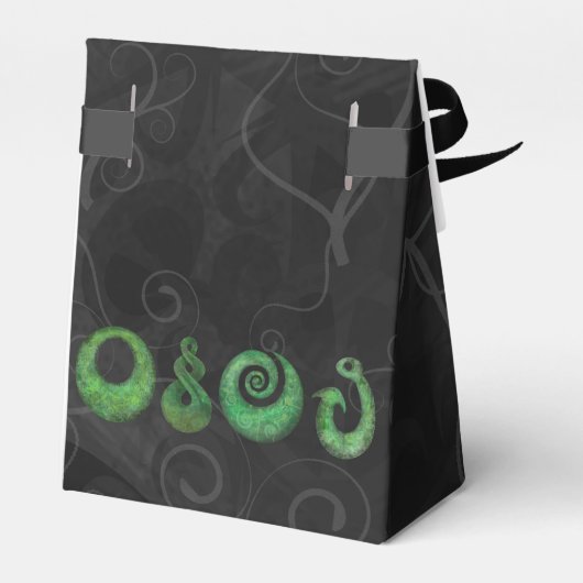 Maori-Symbole Geschenkschachtel (Rückseite)