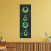 Maori-Symbole Leinwanddruck (Insitu (Wohnzimmer))