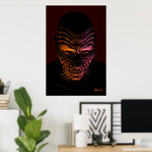 Maori Tatoo Poster (Heimbüro)