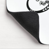 Maori- Tätowierung der Eidechse Mousepad (Ecke)