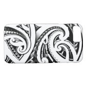 Maori- Tätowierung entwirft Neuseeland moko Case-Mate iPhone Hülle (Rückseite (Horizontal))
