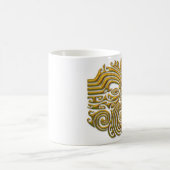 Maori Tattoo - Gold Kaffeetasse (Mittel)