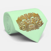 Maori Tattoo - Gold Krawatte (Gerollt)