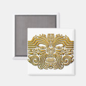 Maori Tattoo - Gold Magnet (Vorderseite/Rückseite)