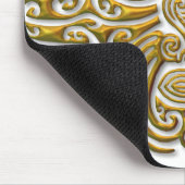 Maori Tattoo - Gold Mousepad (Ecke)