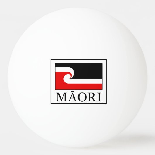 Maori Tischtennisball (Vorderseite)