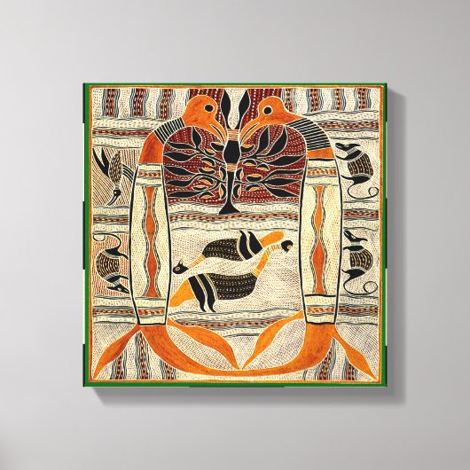 Maori Tribal Folklore Leinwanddruck (Vorderseite)