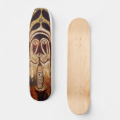 Maori Tribal Schild Skateboard (Vorderseite)