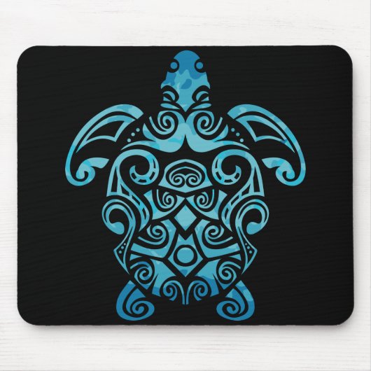 Maori Turtle Honu Art Tribal Tattoo Geschenk Idee Mousepad (Vorne)