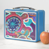Maori Turtle Metal Lunchbox (Beispiel)