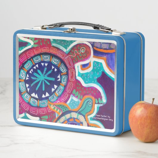 Maori Turtle Metal Lunchbox (Beispiel)