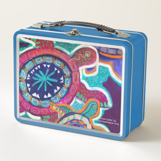 Maori Turtle Metal Lunchbox (Vorderseite)