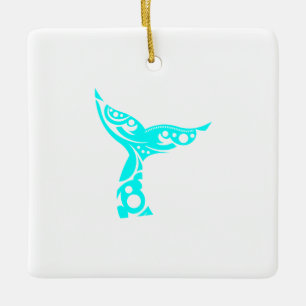 Maori- Wal-Schwanz-Stammes- Keramikornament