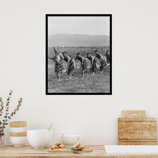 Maori War Dance 1917 Poster (Küche)