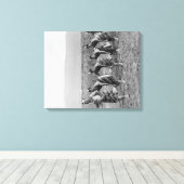 Maori War Dance Fotograf Leinwanddruck (Insitu (Holzboden))