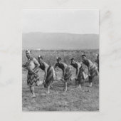 Maori War Dance Fotograf Postkarte (Vorderseite)