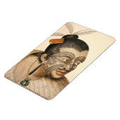 Maori Warrior Magnet (Linke Seite)