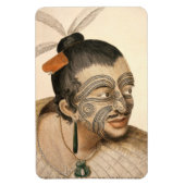 Maori Warrior Magnet (Vertikal)