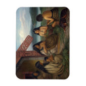 Maoris Plaiting Flax Baskets, von G. Lindauer Magnet (Vertikal)