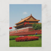 Maos Mausoleum am Platz des Himmlischen Friedens Postkarte (Vorderseite)