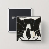 "Maow" Knopf Button (Vorne & Hinten)