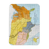 MAP, 1776-1884 MAGNET (Vertikal)