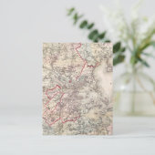 Map: Boston, 1883 Postkarte (Stehend Vorderseite)