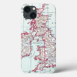 MAP: BRITISH ISLES, c1890 Case-Mate iPhone Hülle
