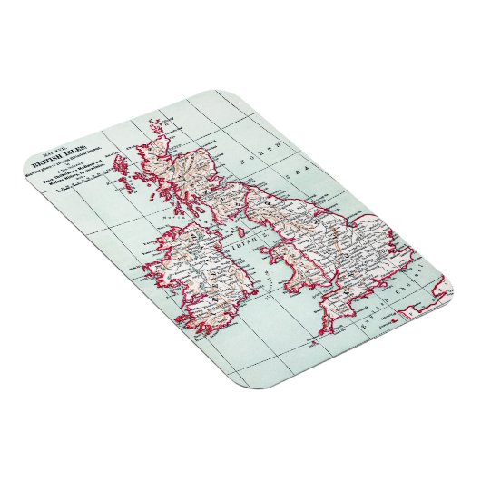 MAP: BRITISH ISLES, c1890 Magnet (Rechte Seite)