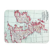 MAP: BRITISH ISLES, c1890 Magnet (Horizontal)