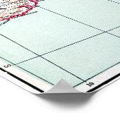 MAP: BRITISH ISLES, c1890 Poster (Ecke)