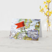 Map-Button in Berlin, Deutschland auf Karte (Gelbe Blume)