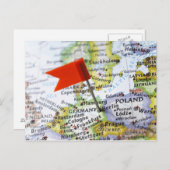 Map-Button in Berlin, Deutschland auf Karte (Vorne/Hinten)