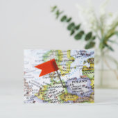 Map-Button in Berlin, Deutschland auf Karte (Stehend Vorderseite)