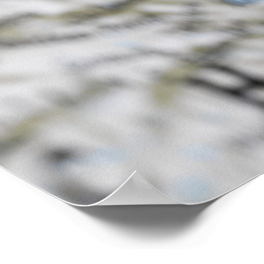 Map Button in Peking, China auf Karte, Poster (Ecke)