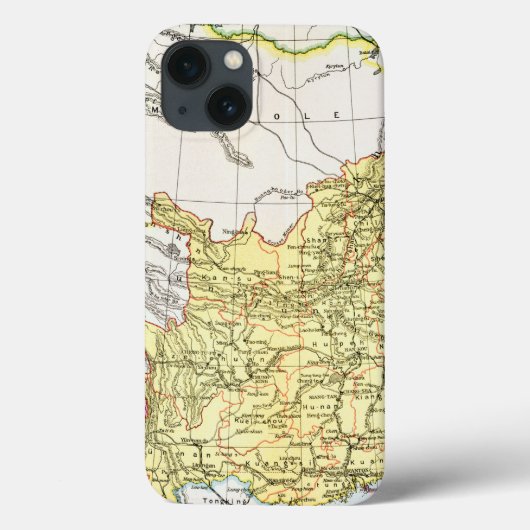 MAP: CHINA, 1910 Case-Mate iPhone HÜLLE (Rückseite)