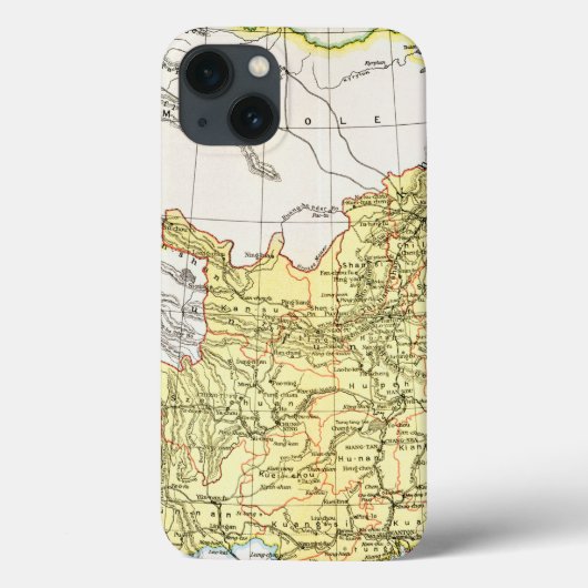 MAP: CHINA, 1910 Case-Mate iPhone HÜLLE (Rückseite)