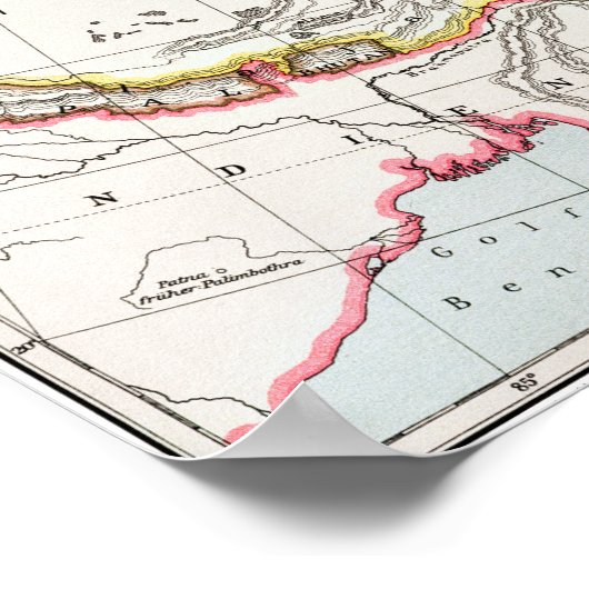 MAP: CHINA, 1910 POSTER (Ecke)