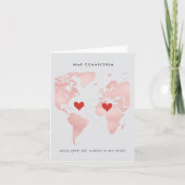 Map Connection Card Einladung (Vorderseite)