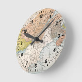 MAP: EASTERN CANADA RUNDE WANDUHR (Winkel)