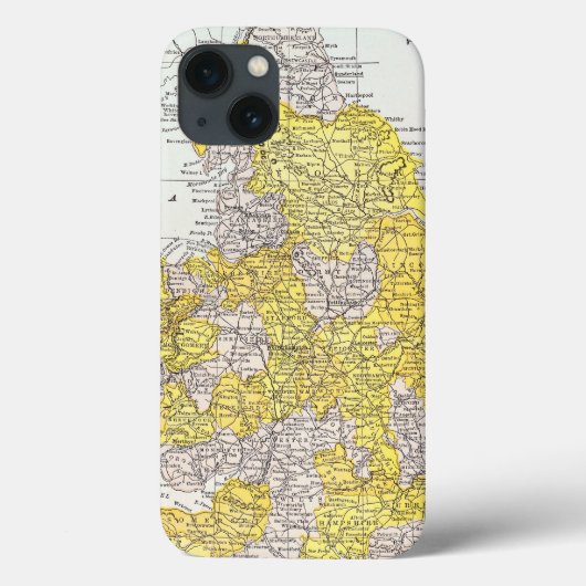 MAP: ENGLAND & WALES Case-Mate iPhone HÜLLE (Rückseite)