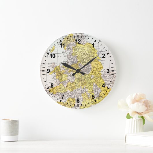 MAP: ENGLAND & WALES GROßE WANDUHR (Zuhause)