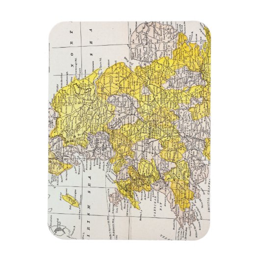 MAP: ENGLAND & WALES MAGNET (Vertikal)