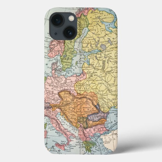 MAP: EUROPA, 1885 Case-Mate iPhone HÜLLE (Rückseite)