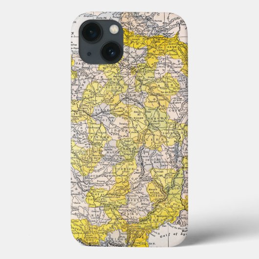 MAP: FRANCE Case-Mate iPhone HÜLLE (Rückseite)