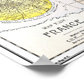 MAP: FRANCE POSTER (Ecke)