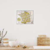 MAP: FRANCE POSTER (Küche)