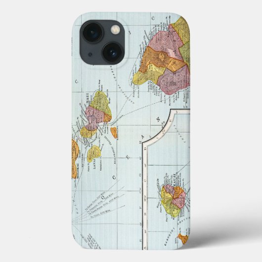 Map: Hawaii, 1905 Case-Mate iPhone Hülle (Rückseite)